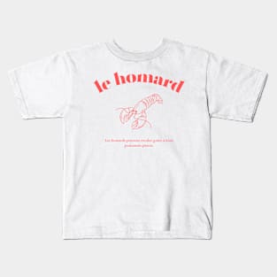 Le Homard Lobster Kids T-Shirt